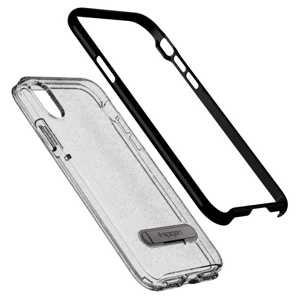 iPhone X Case Crystal Hybrid Glitter